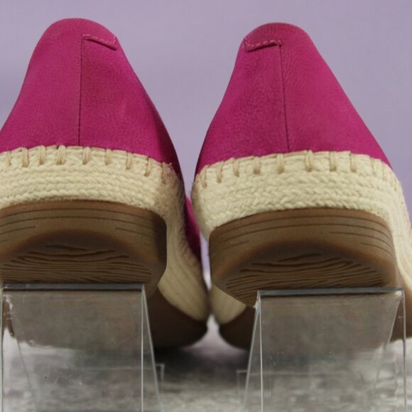 Dansko Women’s Espadrille Slip-On Flats Size 7.5 – Fuchsia Pink Jute Trim Comfor - Picture 3 of 5